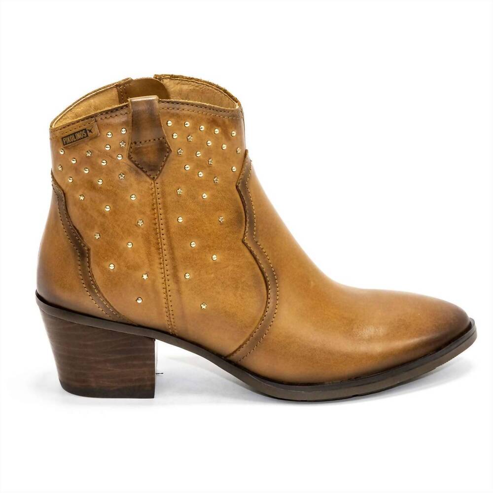 NEW PIKOLINOS women's huelma booties in brandy